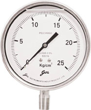 Bourdon Sensing Pressure Gauges