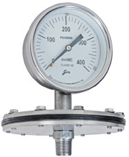 Diaphragm Sensing Pressure Gauges